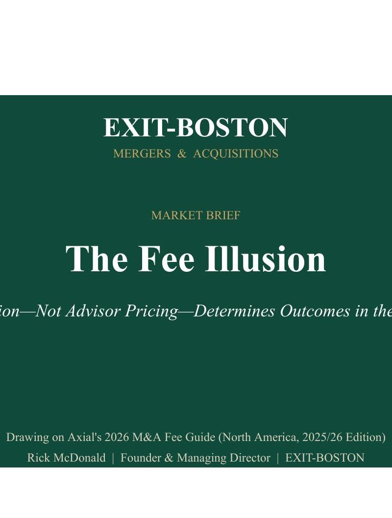 The Fee Illusion — Market Brief by EXIT-BOSTON